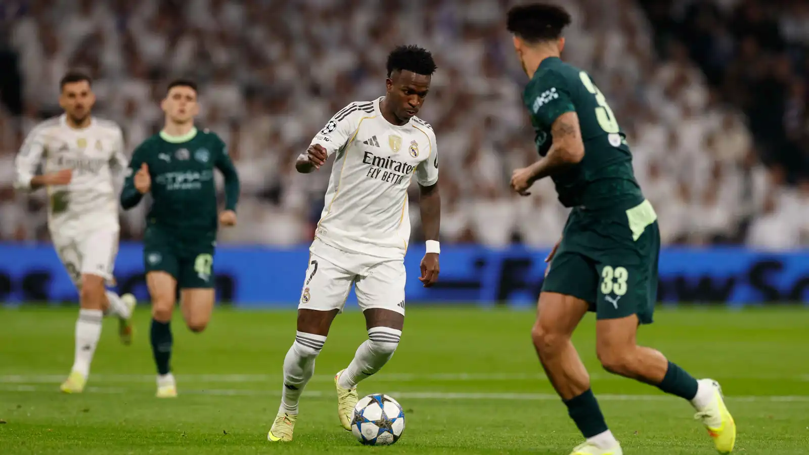 ملخص وأهداف ونتيجة مباراة ريال مدريد ضد مانشستر سيتي بدوري أبطال أوروبا