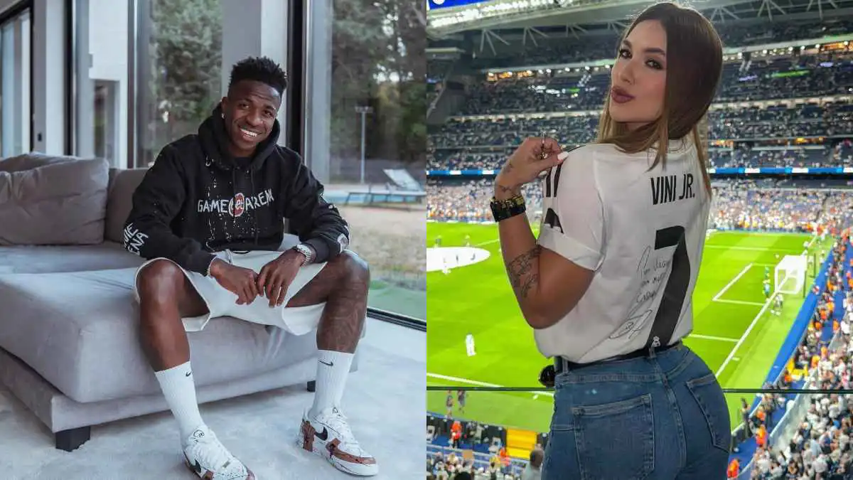 ارتدت قميص ريال مدريد.. صديقة فينيسيوس تحتفل بهدفيه في البرنابيو (صور وفيديو)