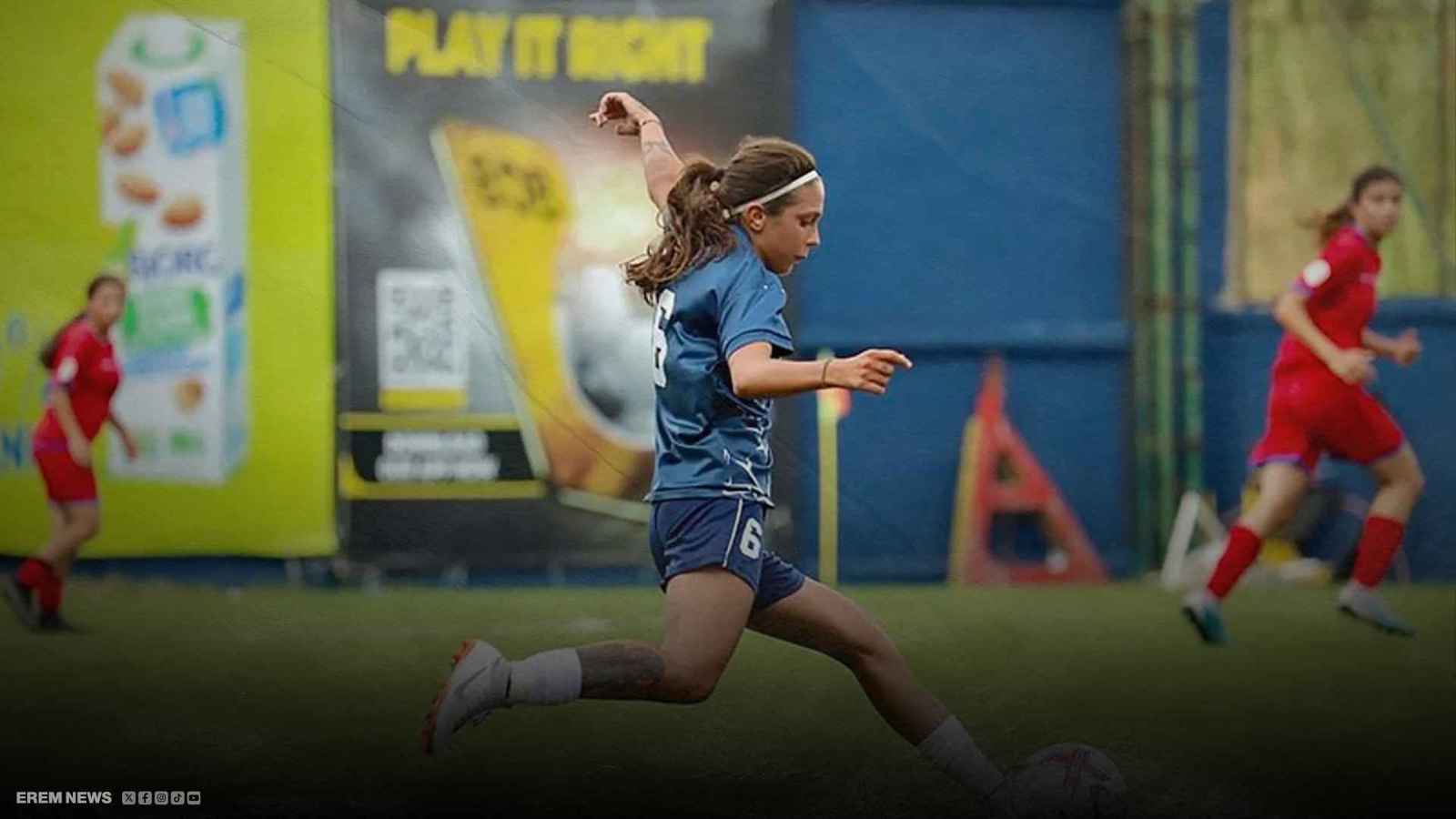 لاعبة لبنانية بين الحياة والموت 