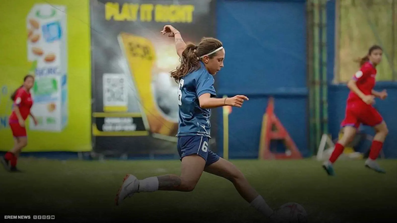 لاعبة لبنانية بين الحياة والموت 