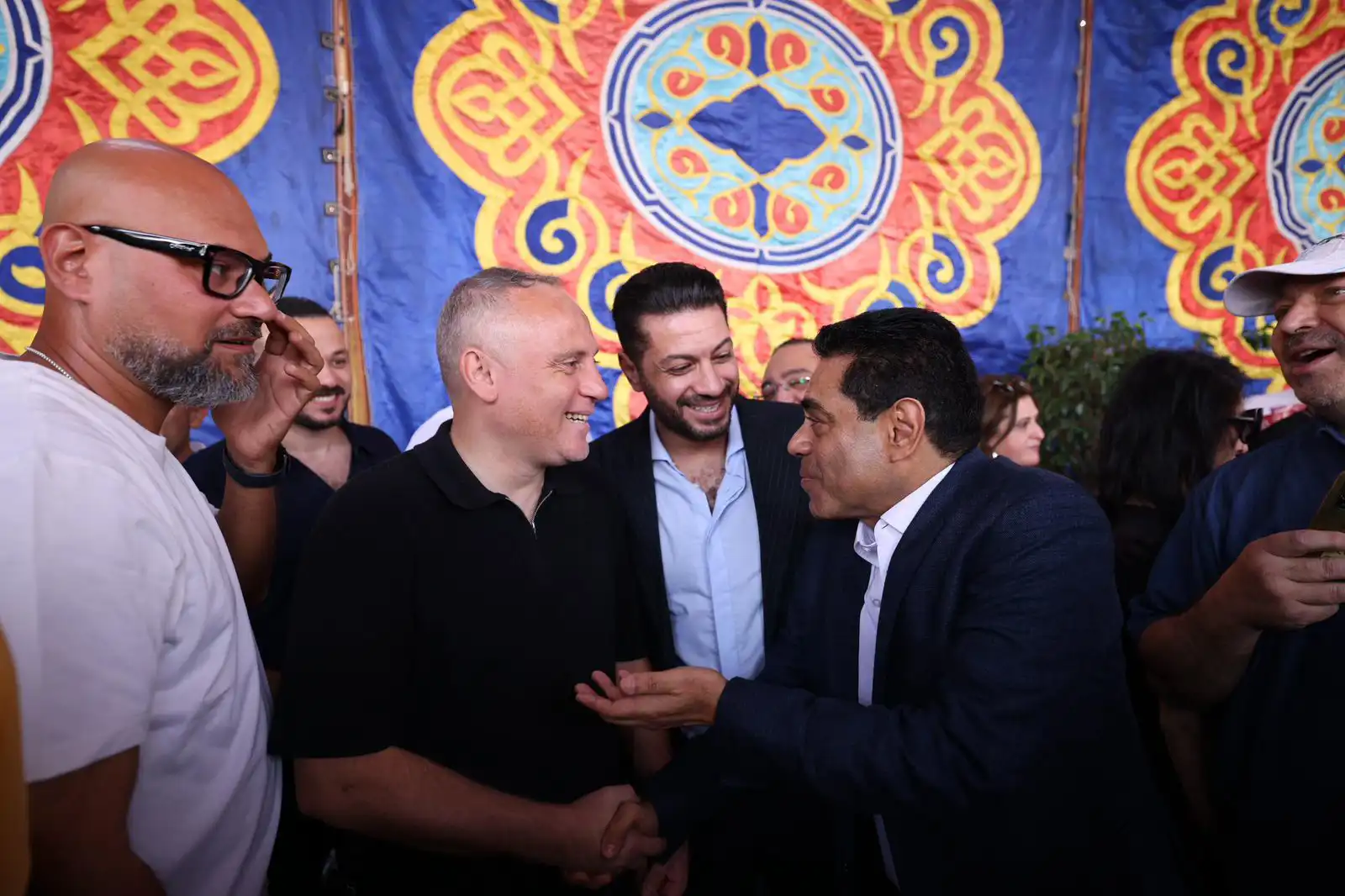 طارق قنديل مع أسامة حسني وشريف عبد الفضيل