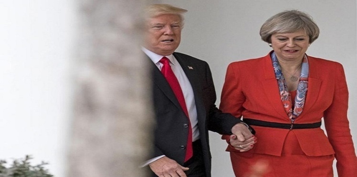 رئيسة وزراء بريطانيا تشارك في"التنكيت الجنسي" عن ترامب