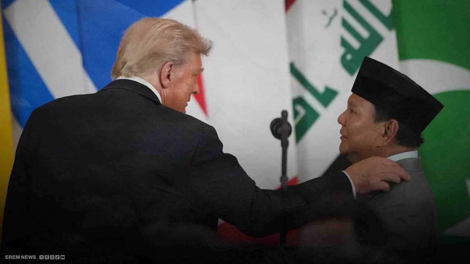 ترامب ورئيس إندونيسيا