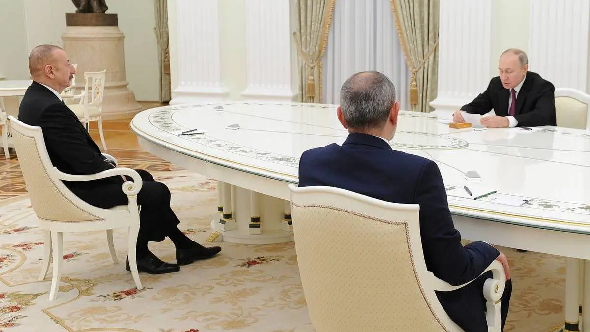 الأولى بعد الحرب.. بوتين يستضيف محادثات بين زعيمي أذربيجان وأرمينيا