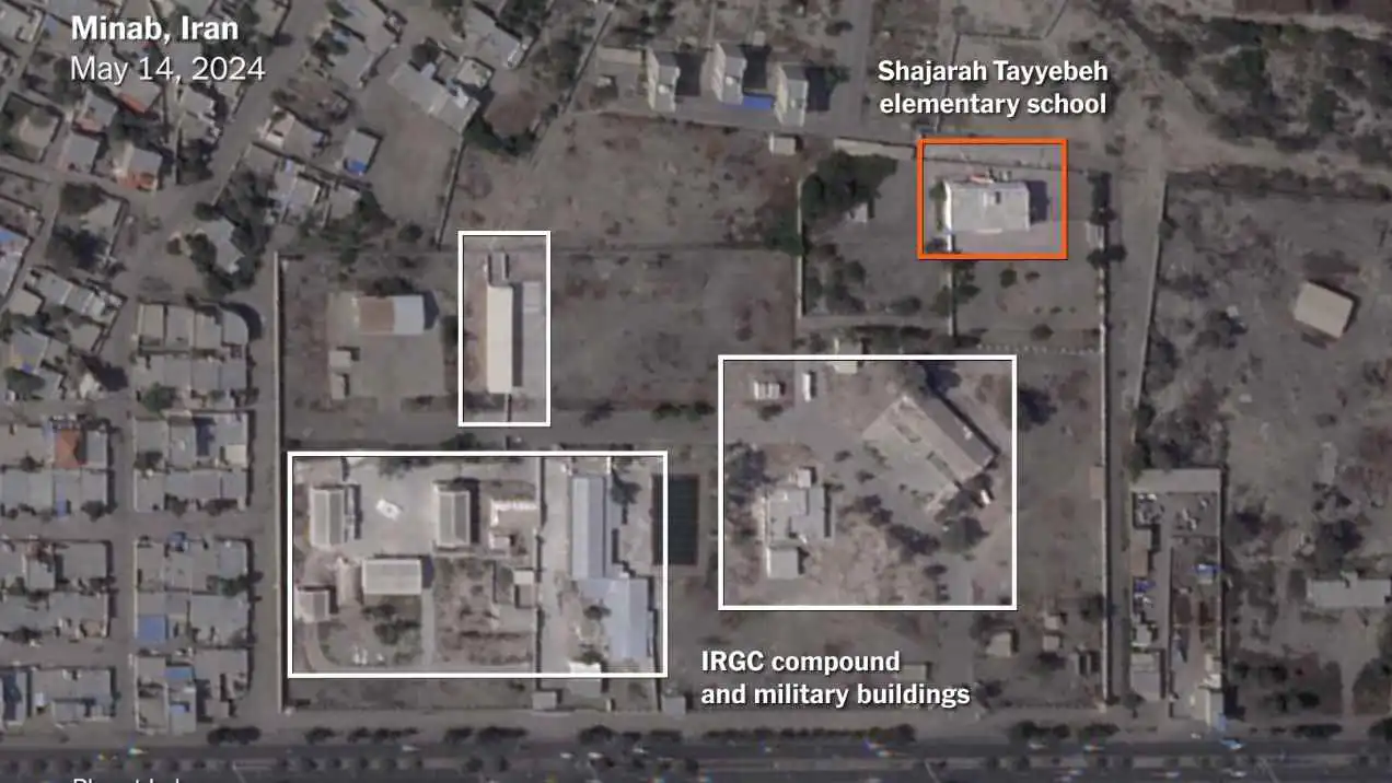 تحليل يرجح قصف مدرسة إيرانية ضمن هجوم أمريكي على قاعدة للحرس الثوري