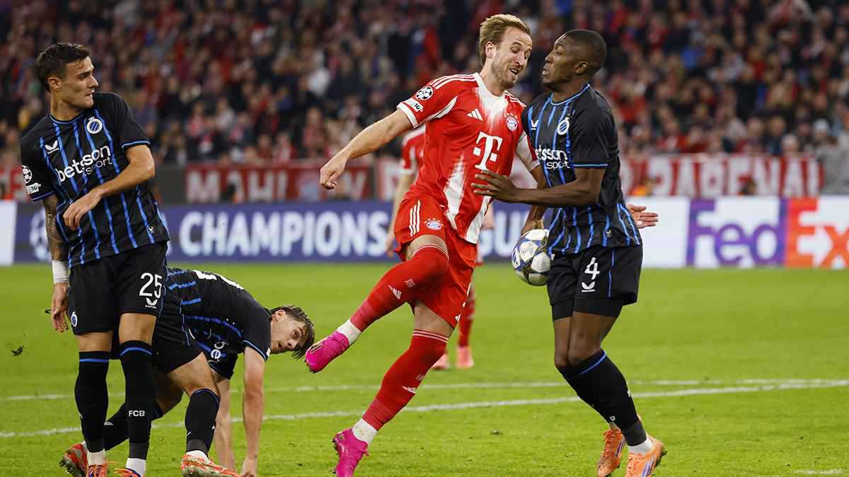 ترتيب هدافي دوري أبطال أوروبا بعد هدف هاري كين في شباك كلوب بروغ