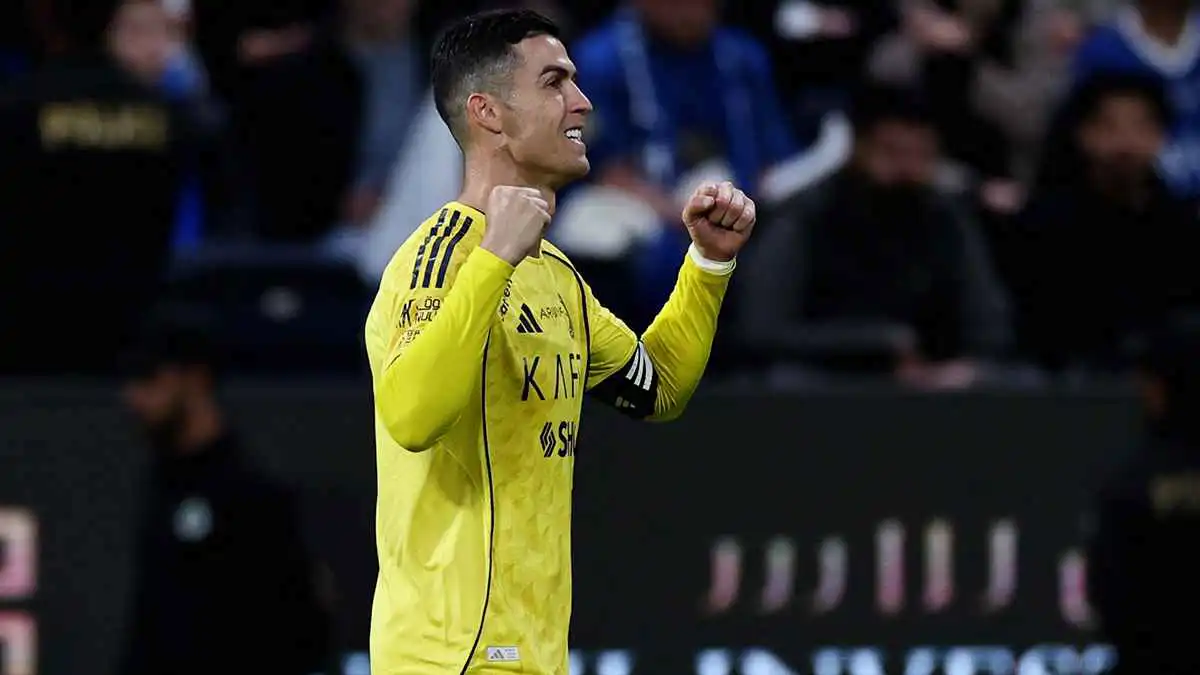 النصر يحتفل بكريستيانو رونالدو