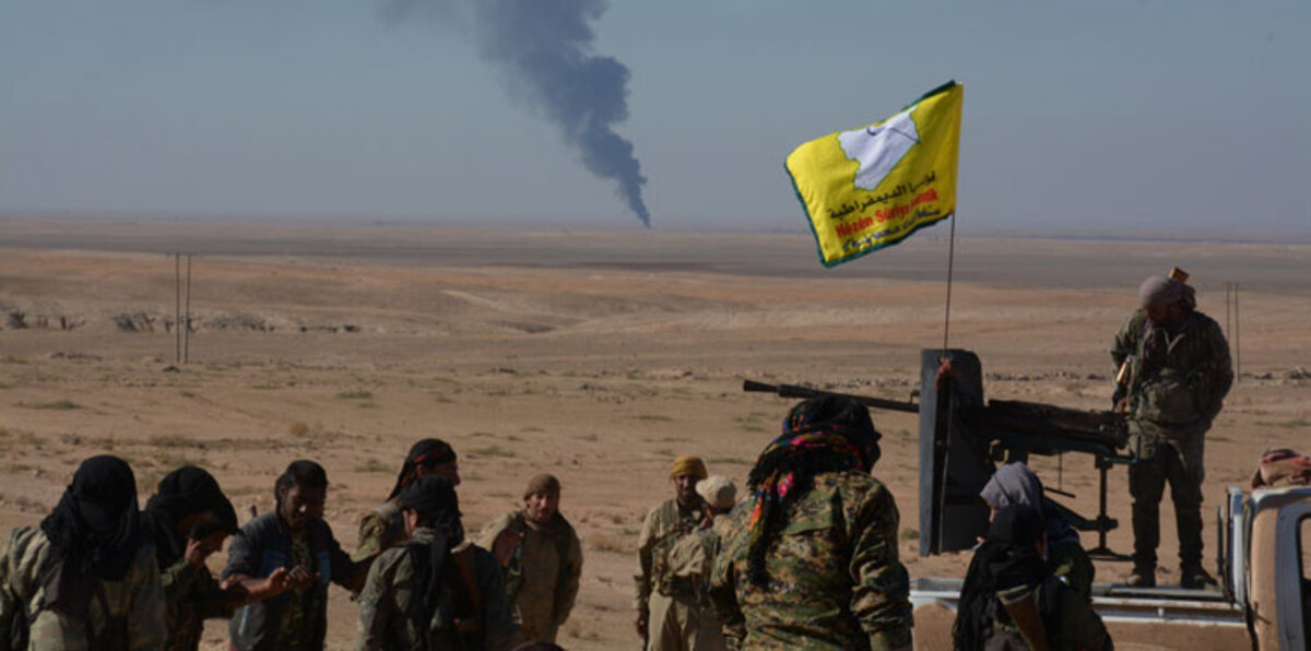 "سوريا الديمقراطية" تسيطر على منبج بالكامل مع بقاء جيوب لداعش‬‬‎  