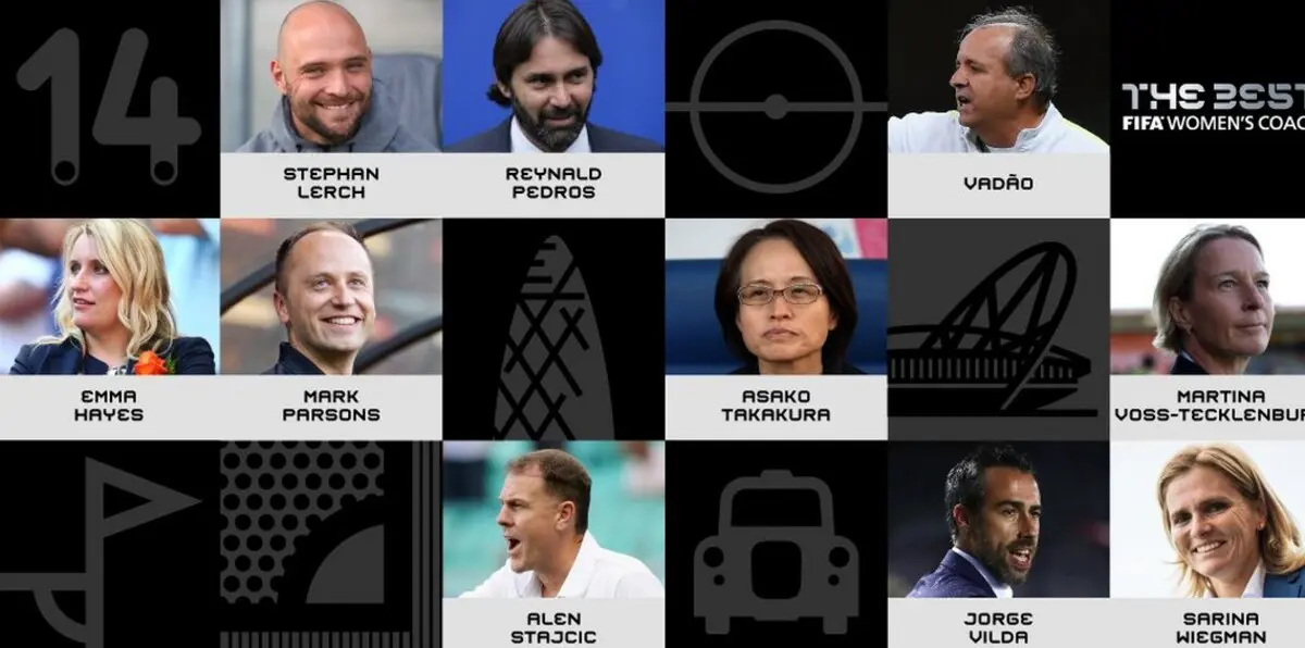 المرشحون لجائزة أفضل مدرب للسيدات في العالم