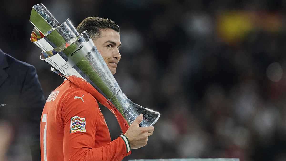 عمالقة.. أول رد فعل من رونالدو بعد فوز البرتغال بكأس العالم للناشئين (صورة)