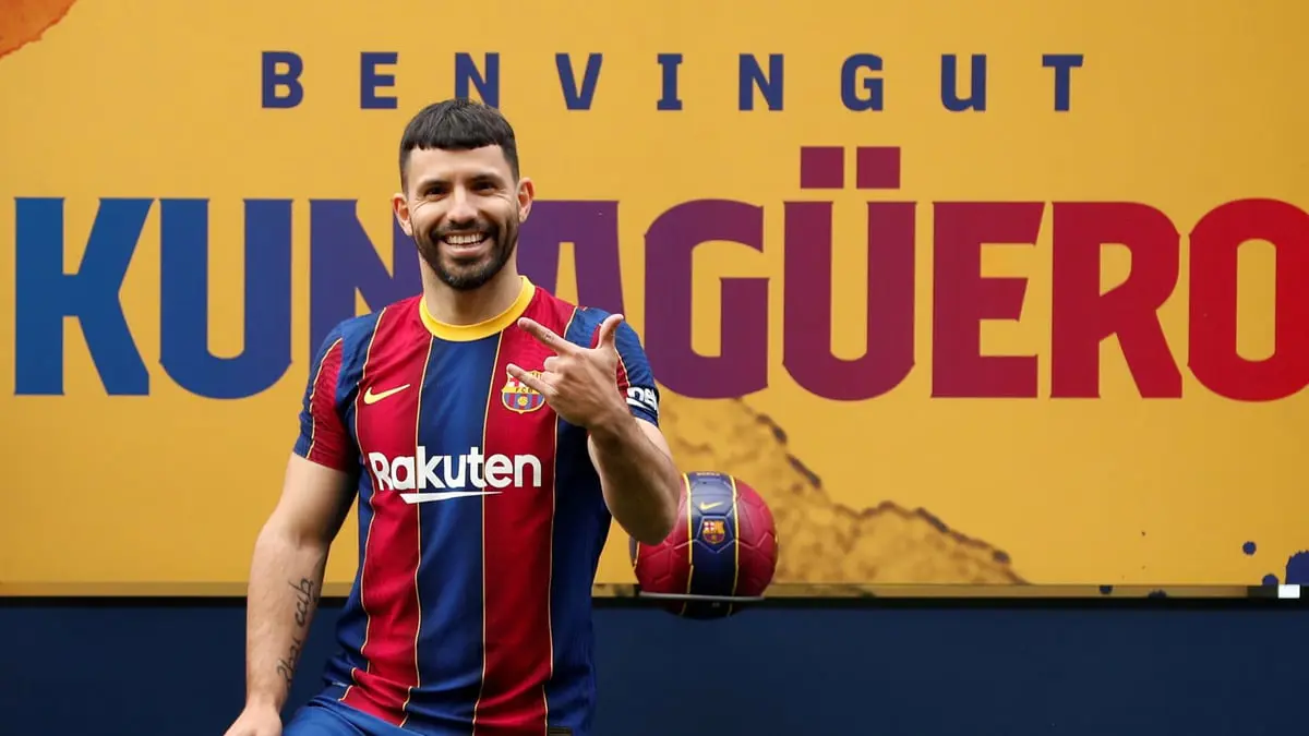 رغم عدم جاهزيته.. كومان يلمح لمشاركة أغويرو في مباراة برشلونة وفالنسيا