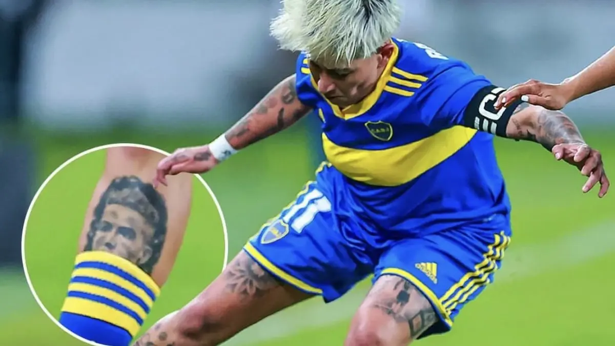 مهاجِمة الأرجنتين تثير دهشة الجماهير بـ"وشم كريستيانو رونالدو" على ساقها (صور)