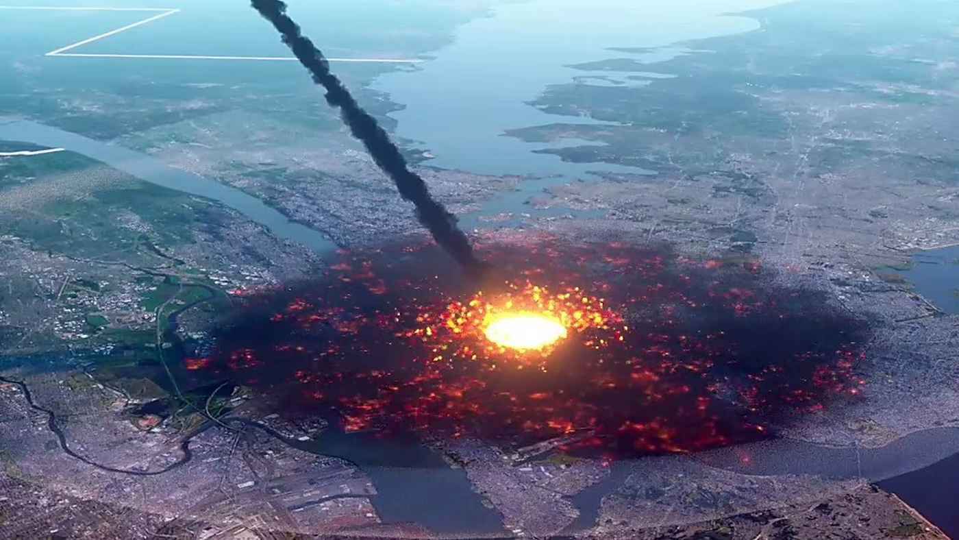 "قاتل المدينة".. محاكاة مرعبة لاصطدام كويكب بالأرض عام 2032 (فيديو)