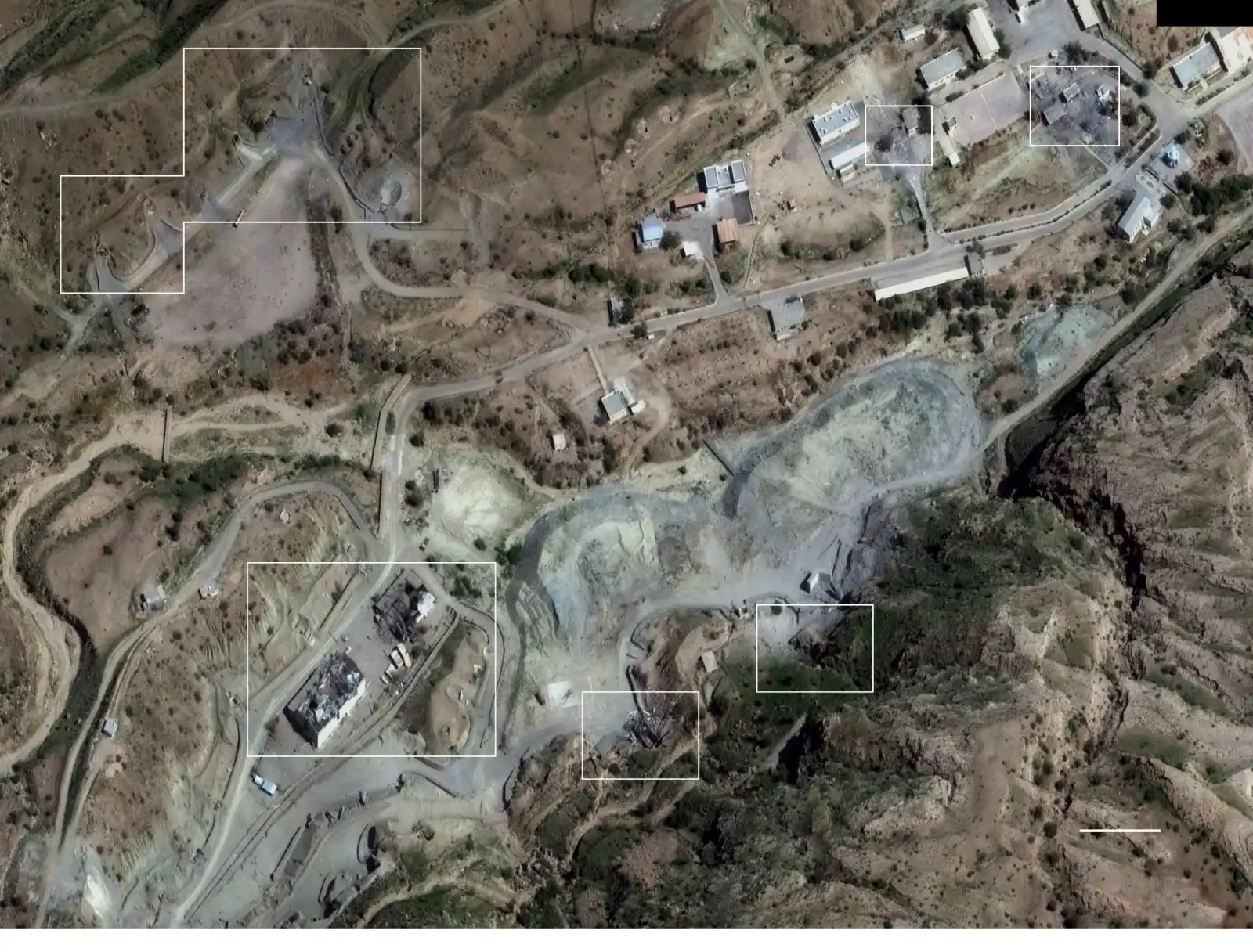 مواقع صواريخ إيرانية تعرضت للهجمات