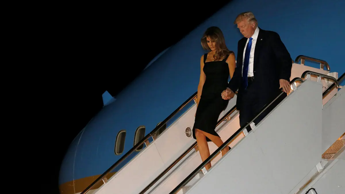 برفقة ميلانيا.. ترامب يقوم بزيارة "مفاجئة" إلى العراق (صور)