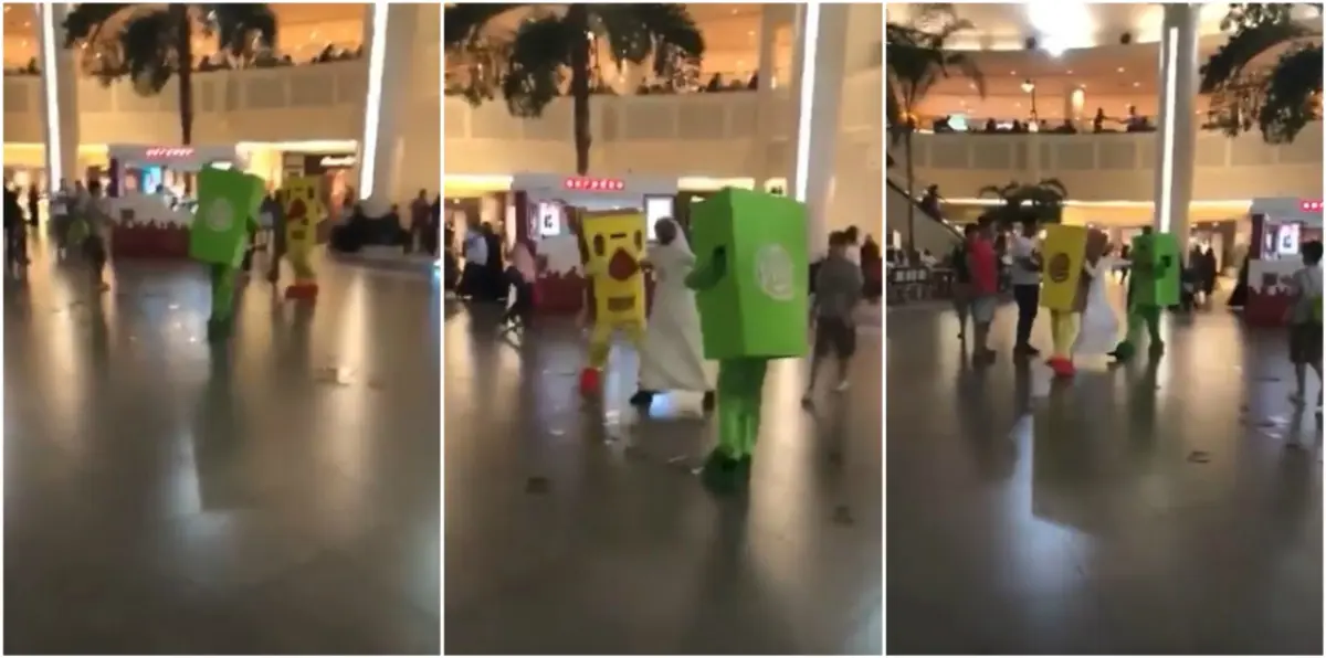 فيديو طريف.. مضاربة بين "وجبتي طعام" في الكويت