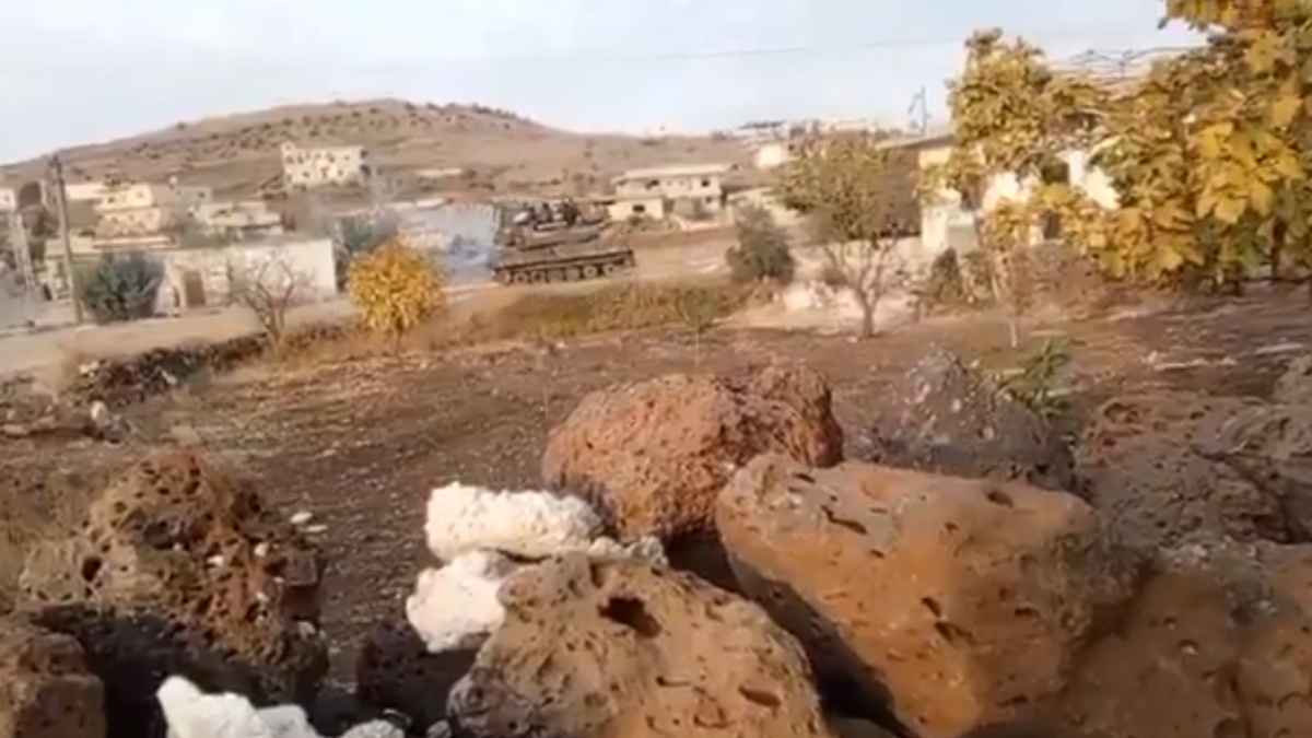 انسحاب الجيش السوري من قرية "مسحرة" في القنيطرة (فيديو)