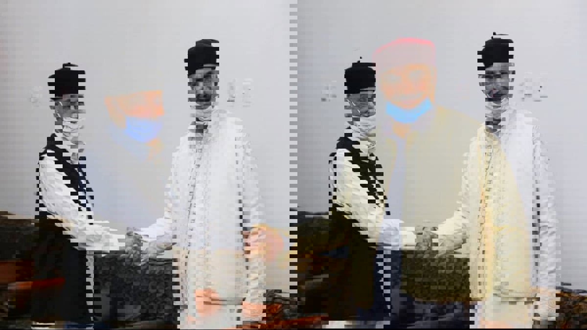 خليفة حفتر يلتقي عقيلة صالح في مدينة القبة