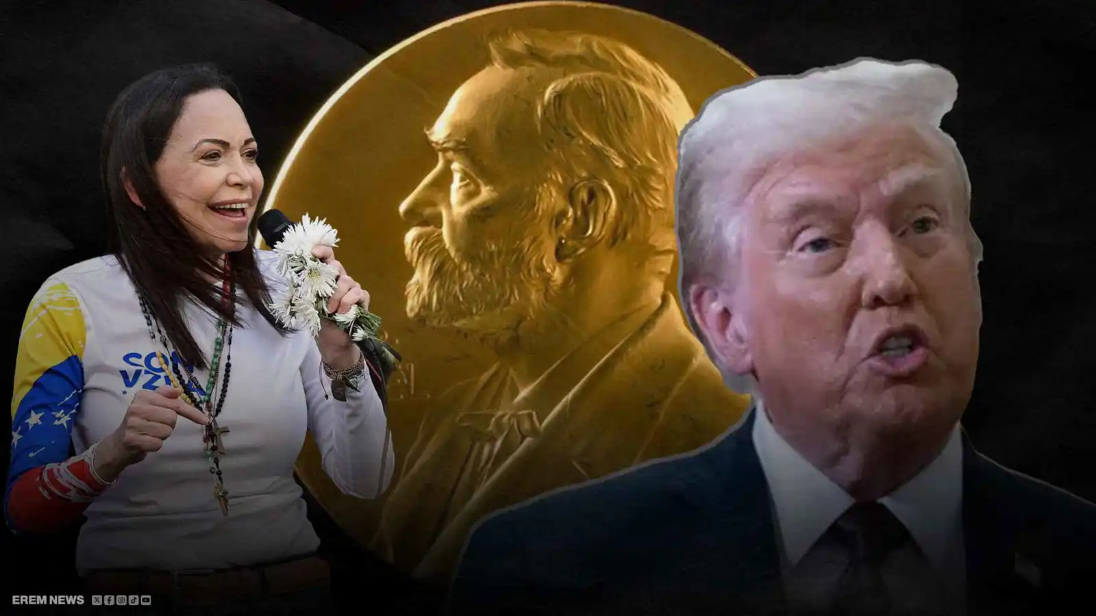 خطفت الجائزة من ترامب.. من هي ماريا ماتشادو التي توجت بـ"نوبل للسلام"؟