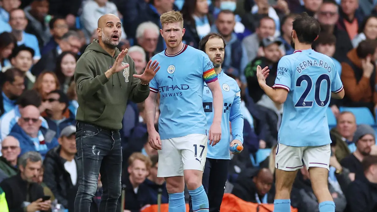 غوارديولا: دي بروين أحرز هدفا رائعا في شباك برايتون لكنه لم يقدم أفضل أداء له