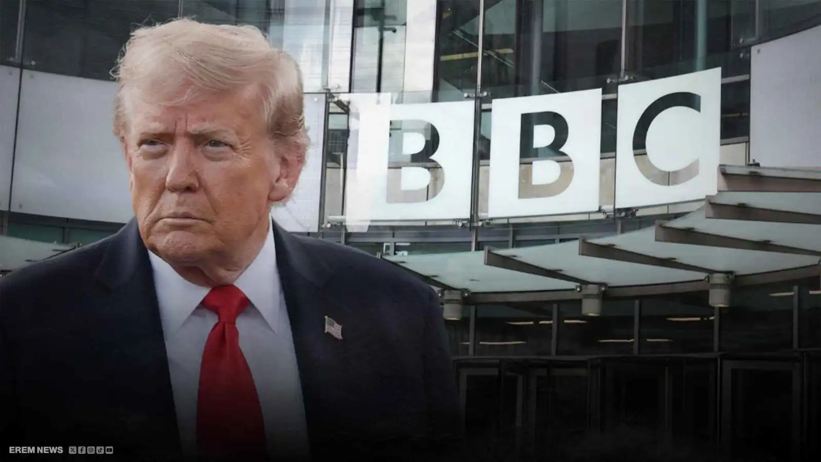 معركة قضائية مع BBC.. ترامب يطالب بتعويض "فلكي" على "مقطع مضلل"