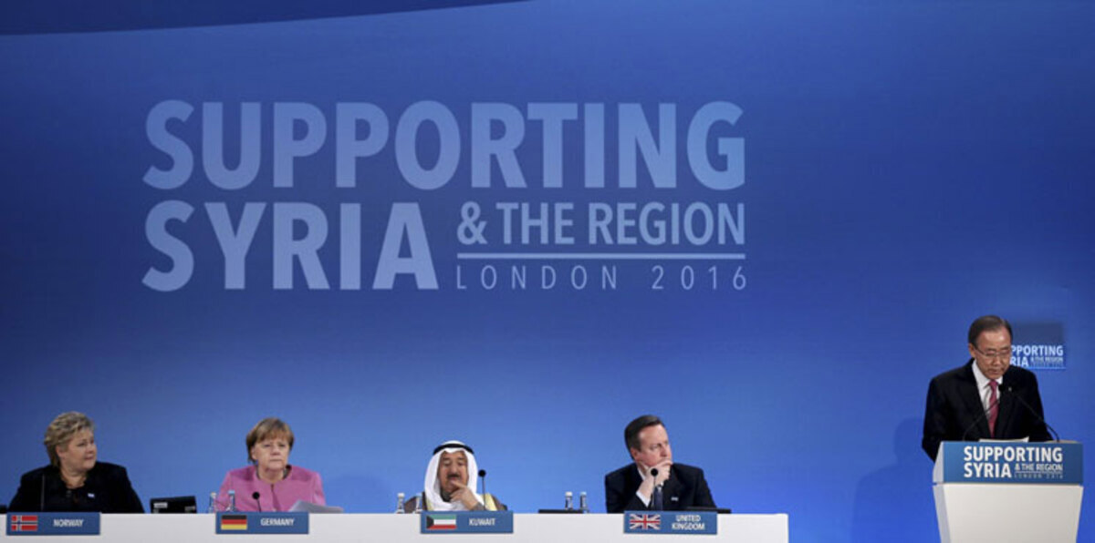 تعهدات بمليارات الدولارات لسوريا في مؤتمر لندن للمانحين