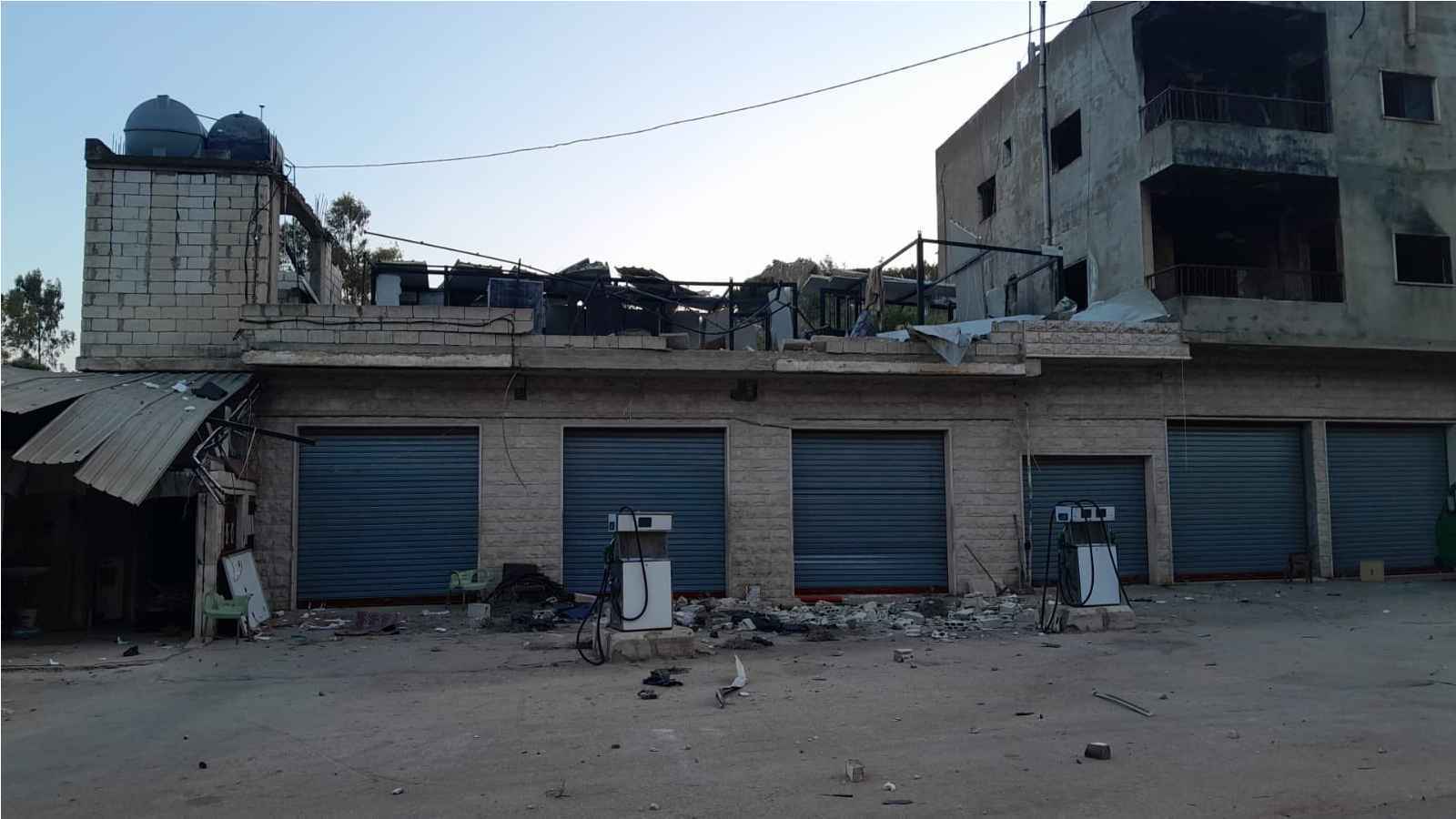 إصابة 5 أشخاص في غارة إسرائيلية على محطة محروقات جنوبي لبنان