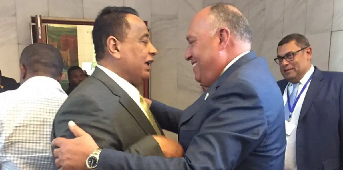 مصر والسودان.. عناق حار يطوي الأزمة السياسية (صور وفيديو)