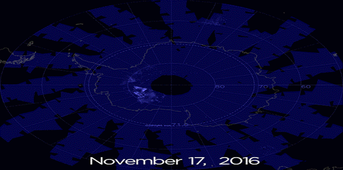 بالفيديو.. ظاهرة غريبة التقطت "ناسا" صورًا لها في القطب الجنوبي