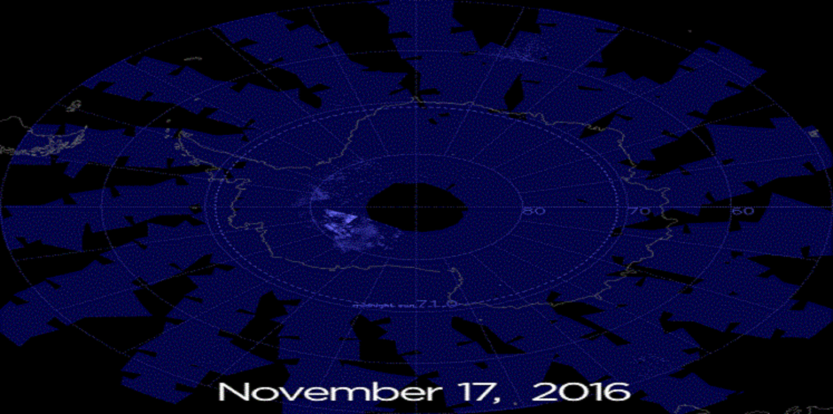بالفيديو.. ظاهرة غريبة التقطت "ناسا" صورًا لها في القطب الجنوبي