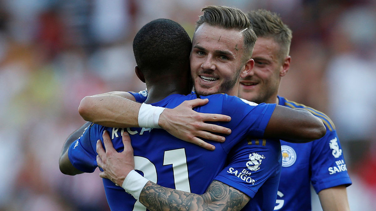 ليستر سيتي يهزم شيفيلد يونايتد.. وساوثهامبتون يحصد أولى نقاطه في الدوري الإنجليزي