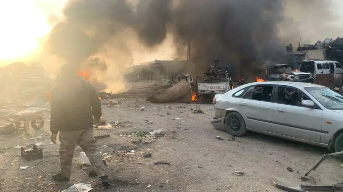 تركيا: مقتل 17 شخصًا في هجوم بسيارة مفخخة قرب رأس العين في سوريا‎ (فيديو)