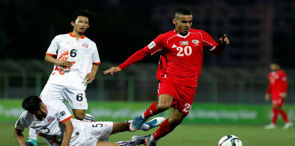 فلسطين تتأهل إلى كأس الأمم الآسيوية للمرة الثانية على التوالي باكتساحها بوتان بعشرة أهداف (فيديو)