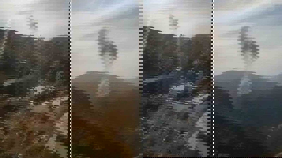 انفجار ضخم يهز منطقة النبي شيت شرقي بعلبك بلبنان