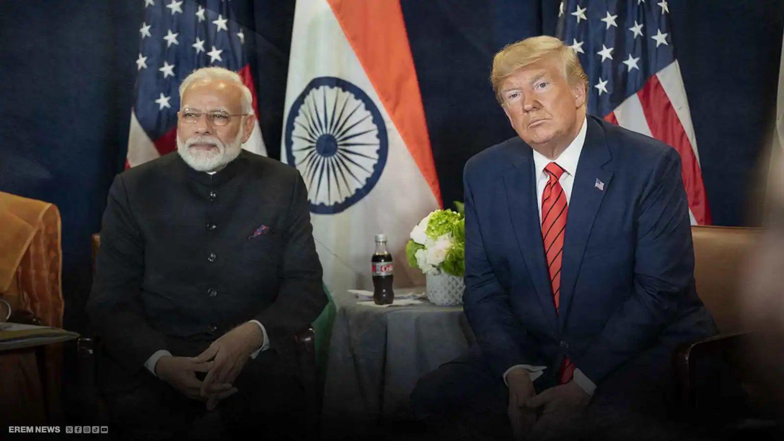 "مودي الصارم".. ترامب يمازح رئيس الوزراء الهندي في "أبيك" (فيديو إرم)