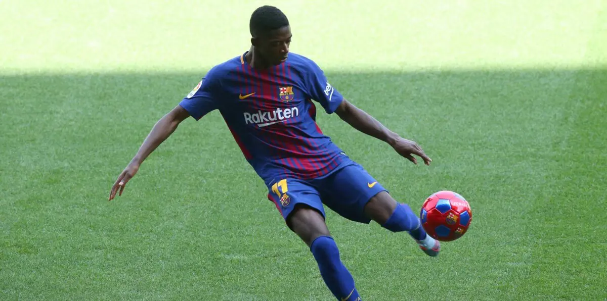 سخرية واسعة من فشل ديمبلي في إظهار مهاراته بقميص برشلونة (فيديو)