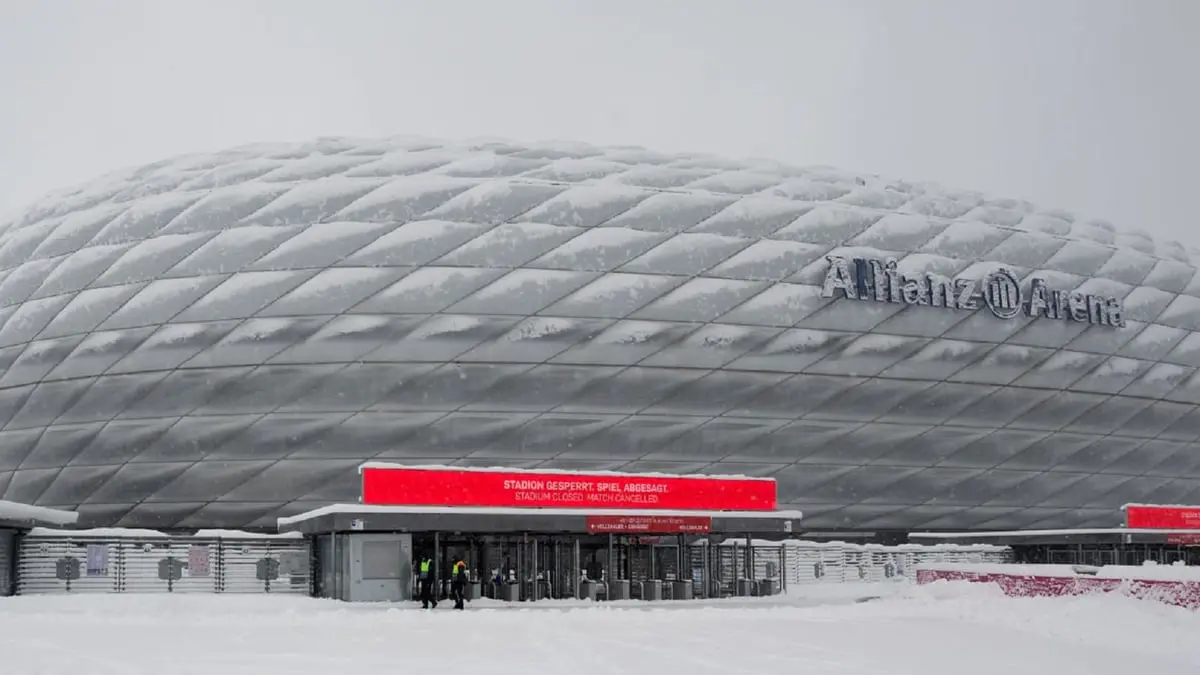 تأجيل مباراة بايرن ميونخ ويونيون برلين بسبب الثلوج