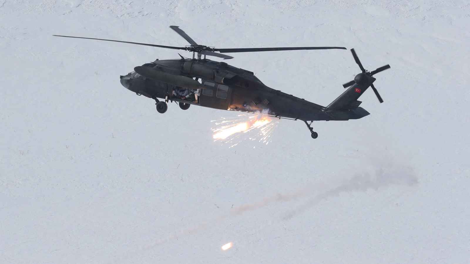 4 قتلى في تحطم مروحية عسكرية جنوب تركيا