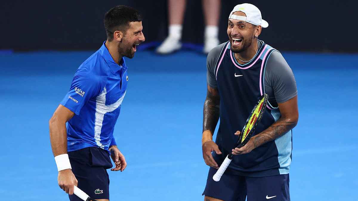 تألق ديوكوفيتش وكيريوس بمباراتهما الأولى بالزوجي في برزبين