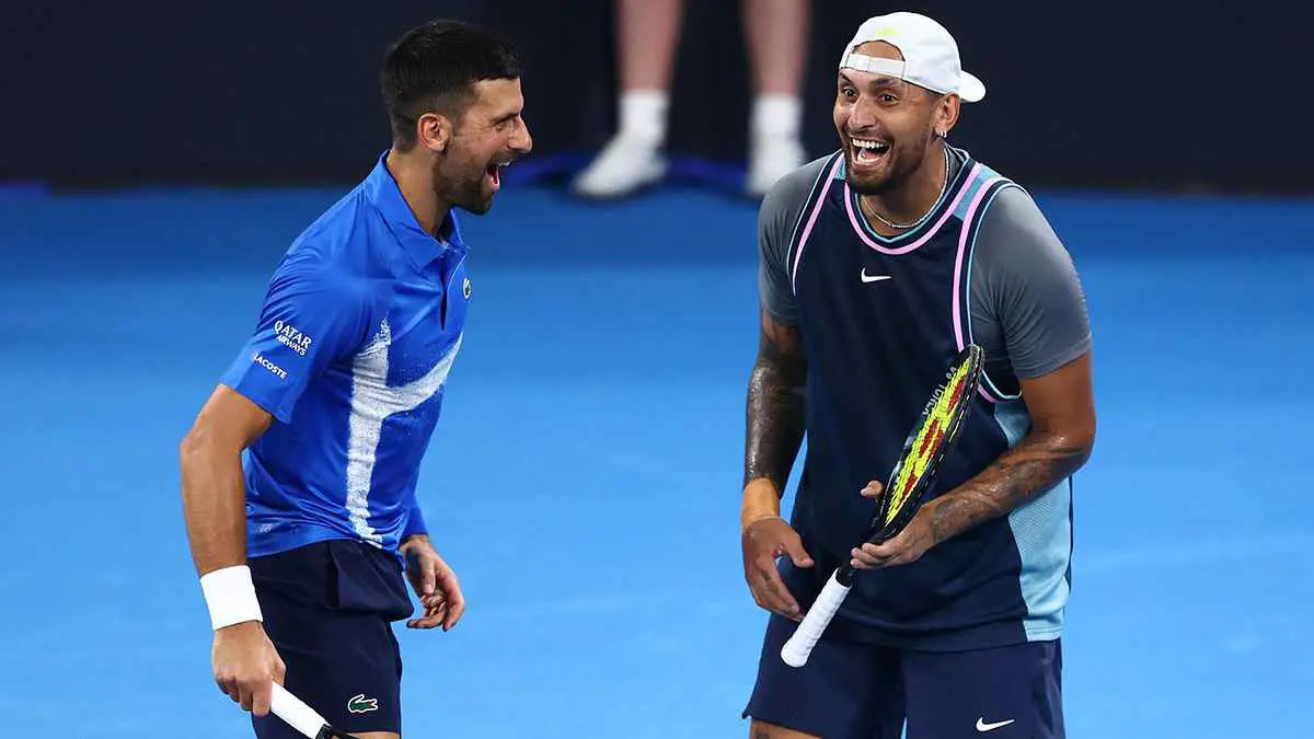 تألق ديوكوفيتش وكيريوس بمباراتهما الأولى بالزوجي في برزبين