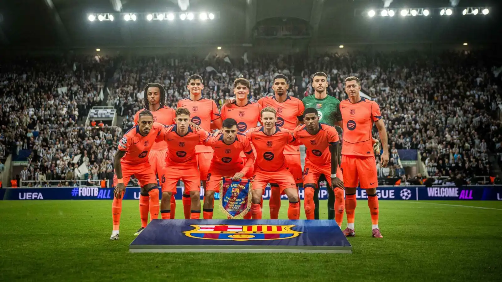 ملخص وأهداف ورجل مباراة برشلونة ضد نيوكاسل في دوري أبطال أوروبا