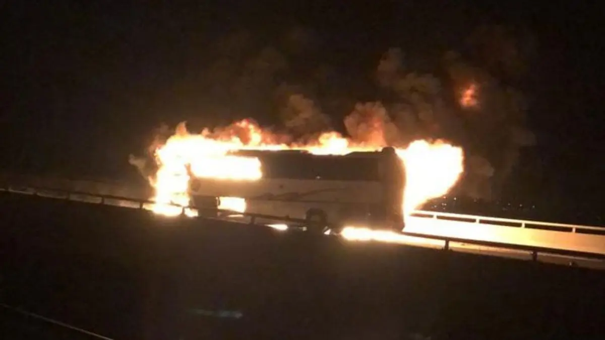 السعودية.. وفاة 35 معتمرًا في حادث مروع بالمدينة المنورة (فيديو وصور)