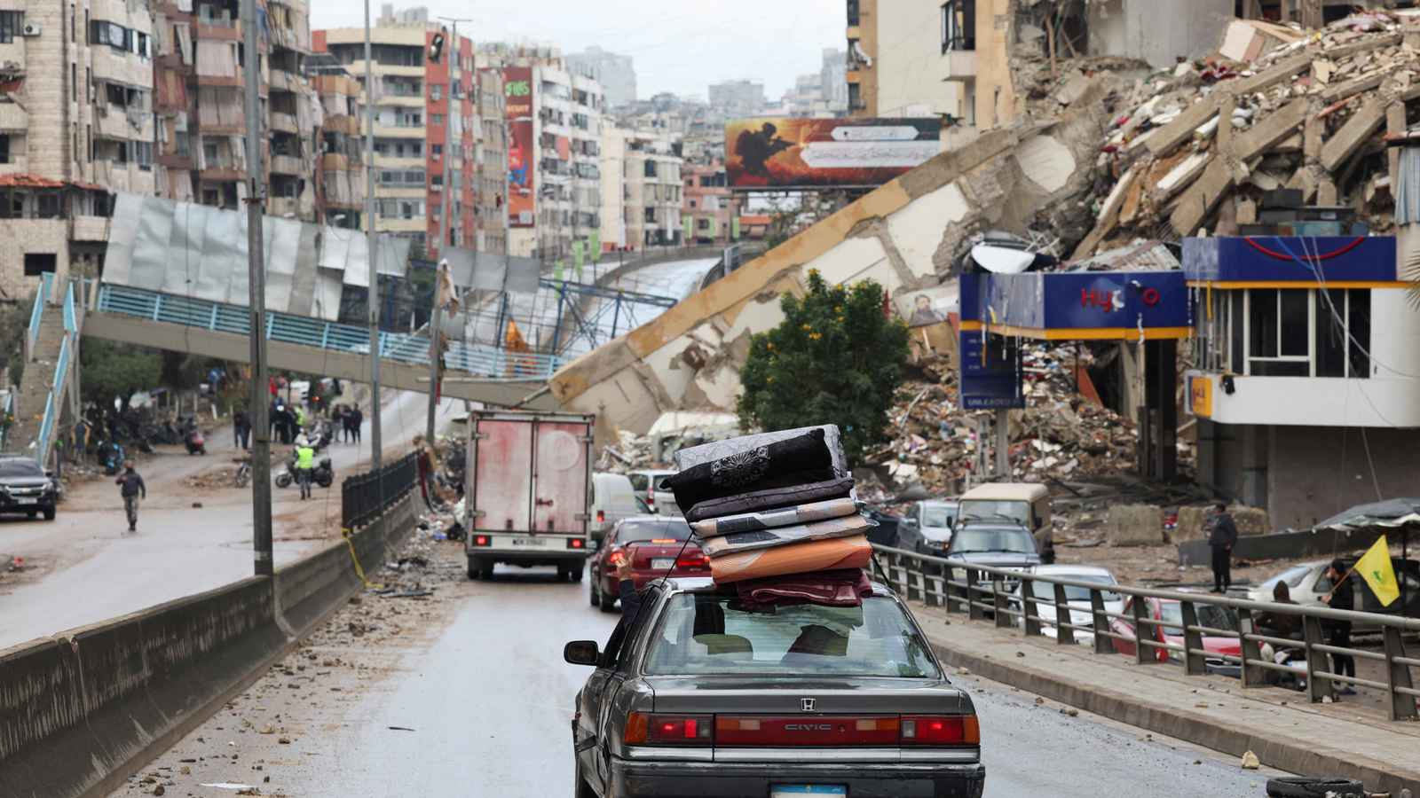 الحرب تضع أوزارها مخلفة دمارا واسعا في لبنان (فيديو)