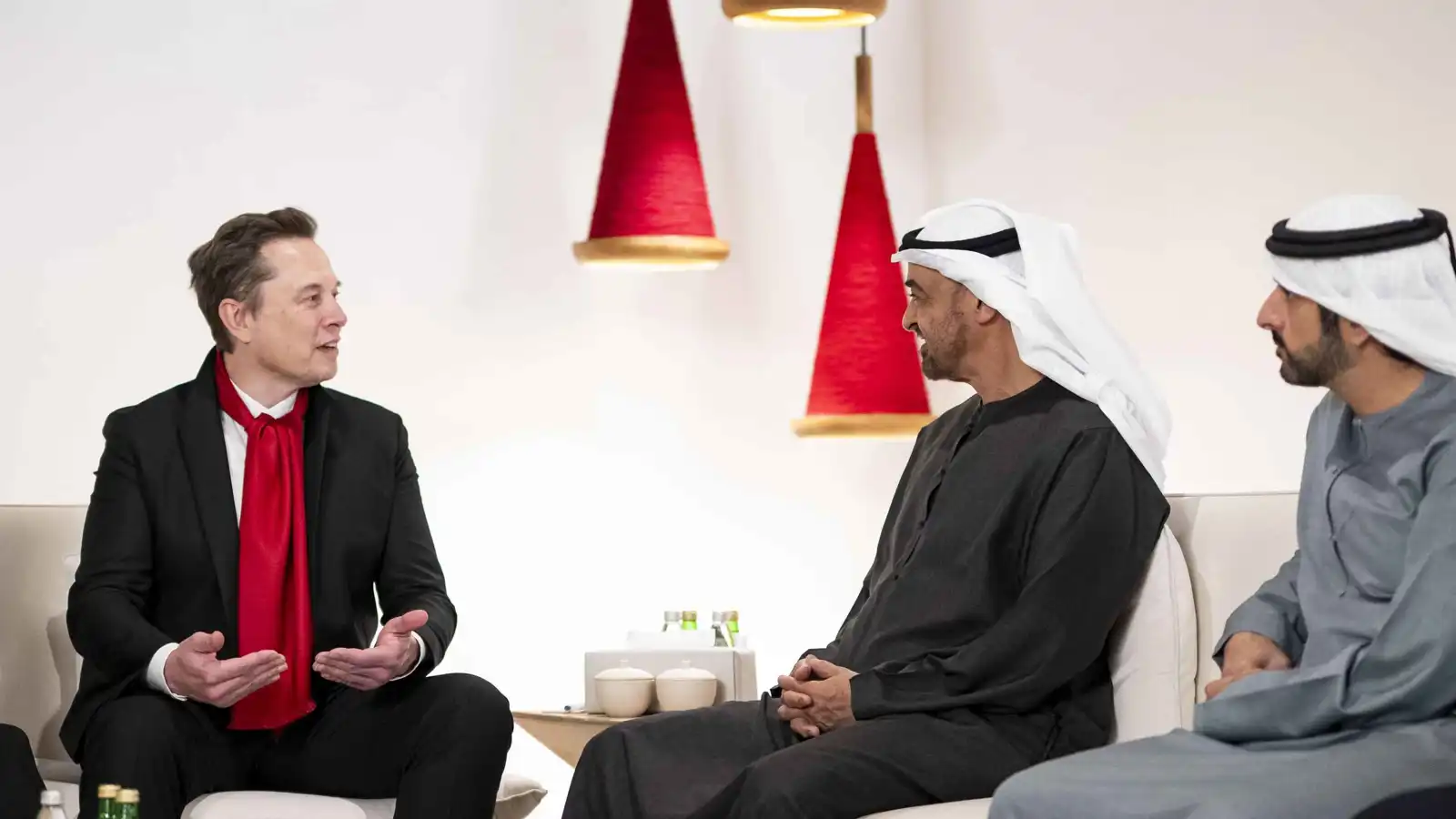 رئيس الإمارات يلتقي إيلون ماسك (فيديو)