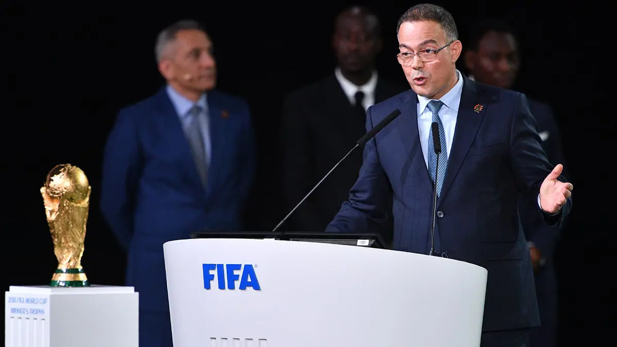 رسميًا.. العاهل المغربي يعيّن فوزي لقجع رئيسًا للجنة كأس العالم 2030