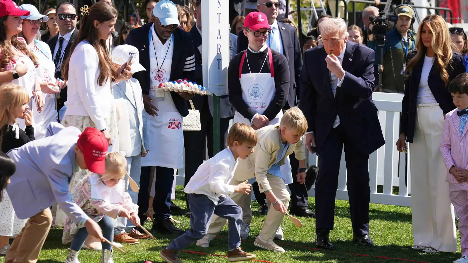 بعد قاعة الرقص.. ترامب يثير الجدل في حديقة البيت الأبيض (صور)