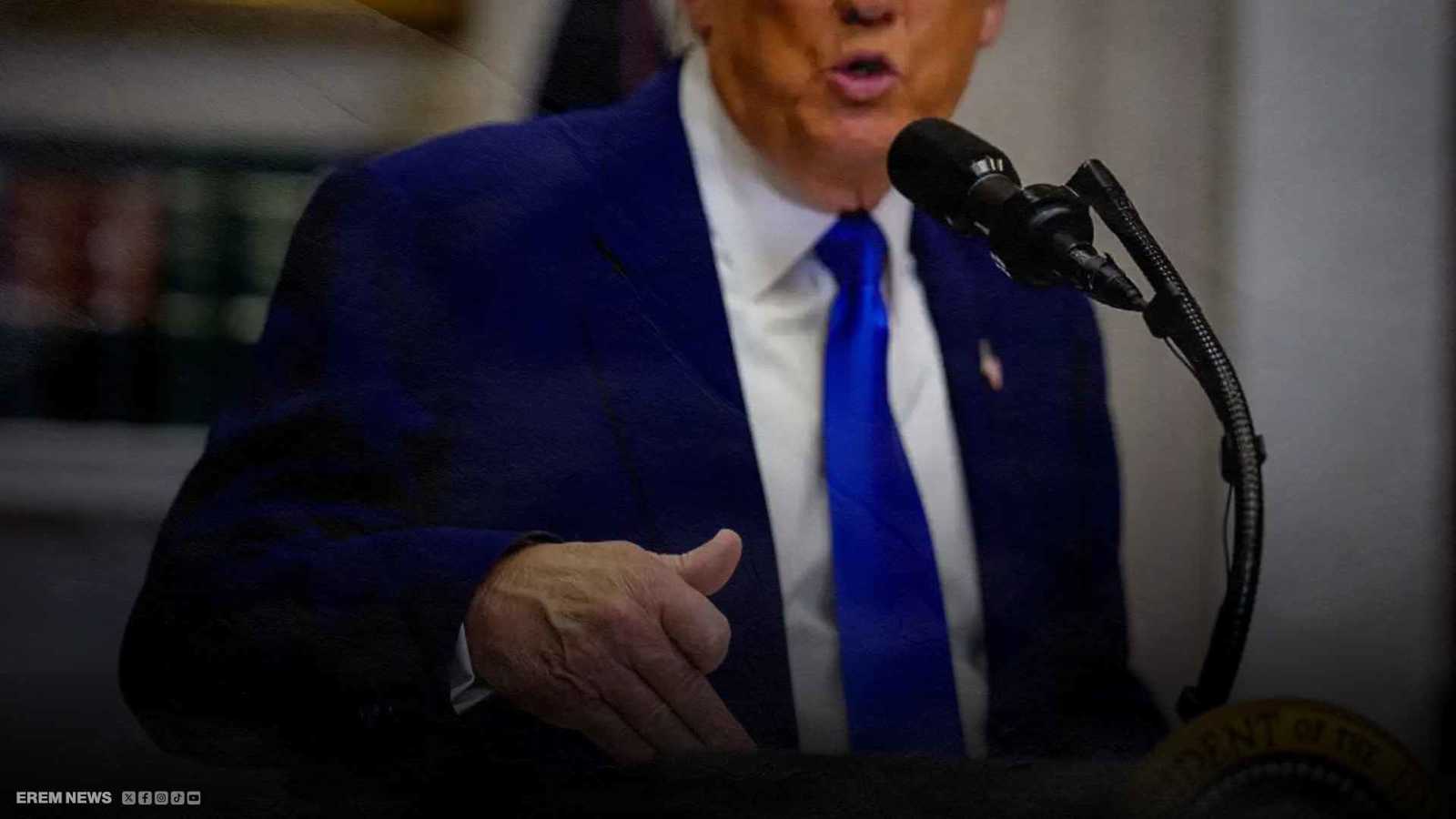 أخفاها بالتجميل.. ما سبب ظهور الكدمات على يد ترامب؟