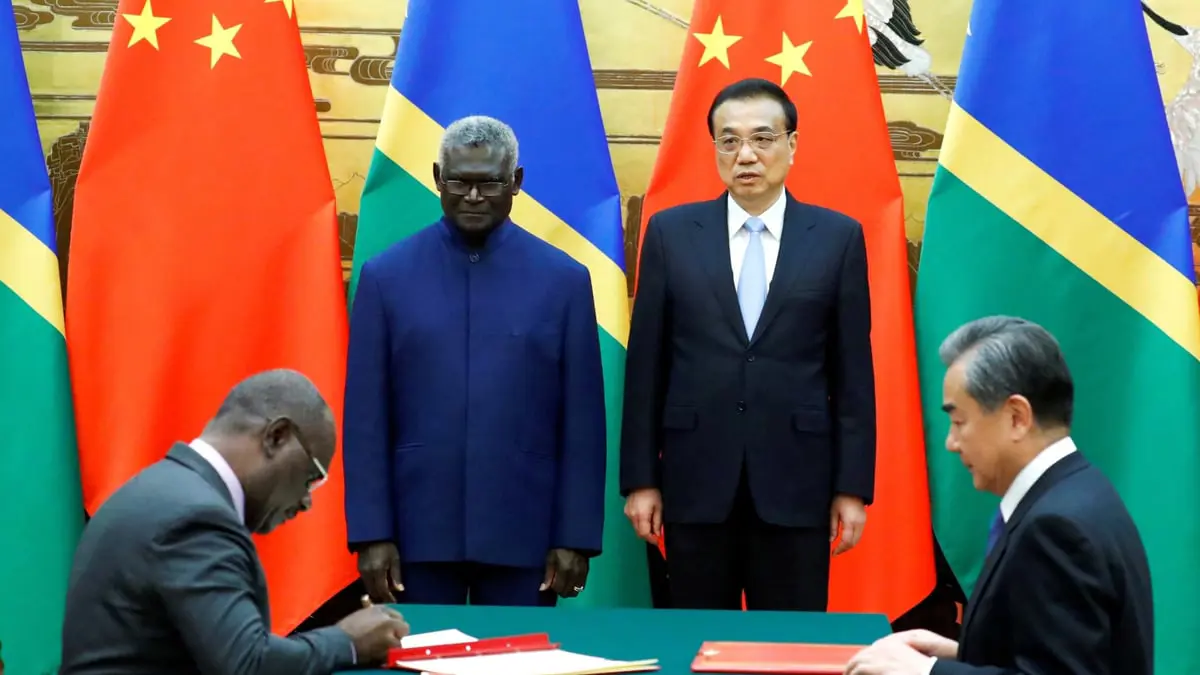 جزر سليمان تدافع عن اتفاقها الأمني مع الصين