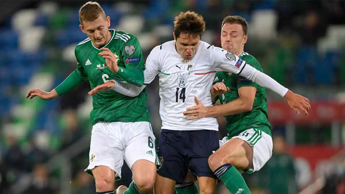 الموعد والقنوات الناقلة لمباراة إيطاليا وأيرلندا الشمالية بملحق تصفيات المونديال