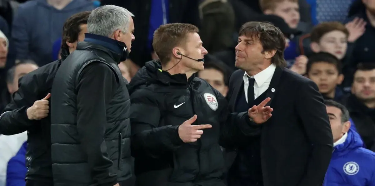 مباراة مانشستر يونايتد وتشيلسي.. مورينيو يؤكد نهاية خلافه مع كونتي